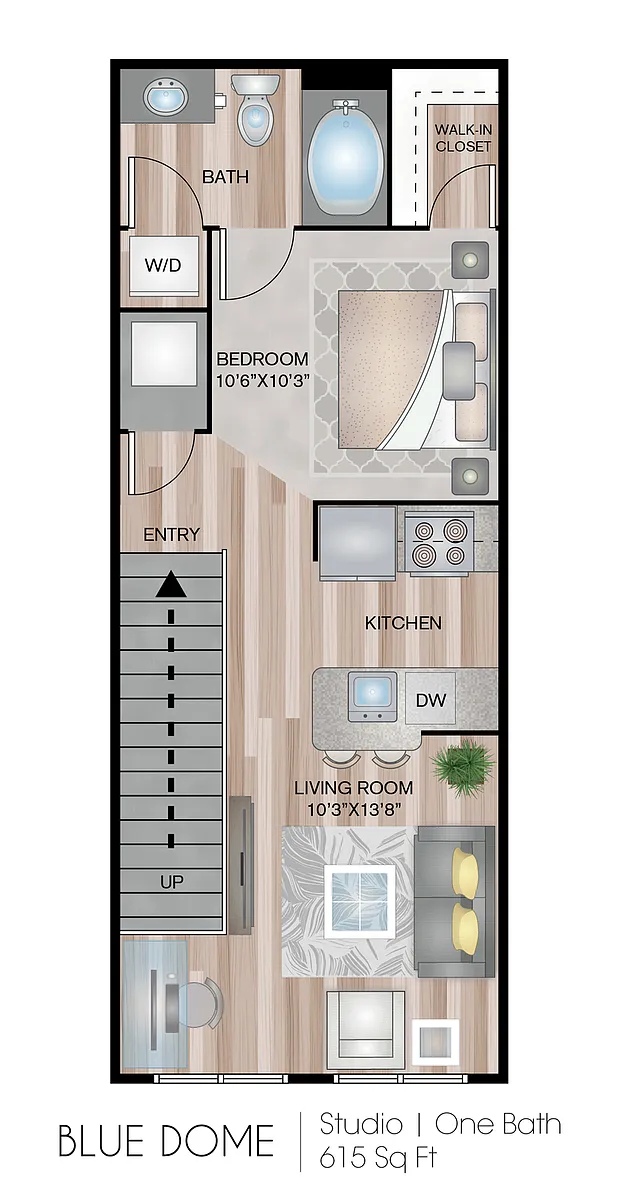 Floor plan Blue Dome