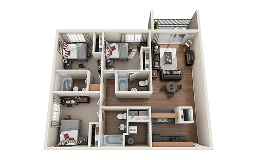 Floor plan 3x3 Platinum