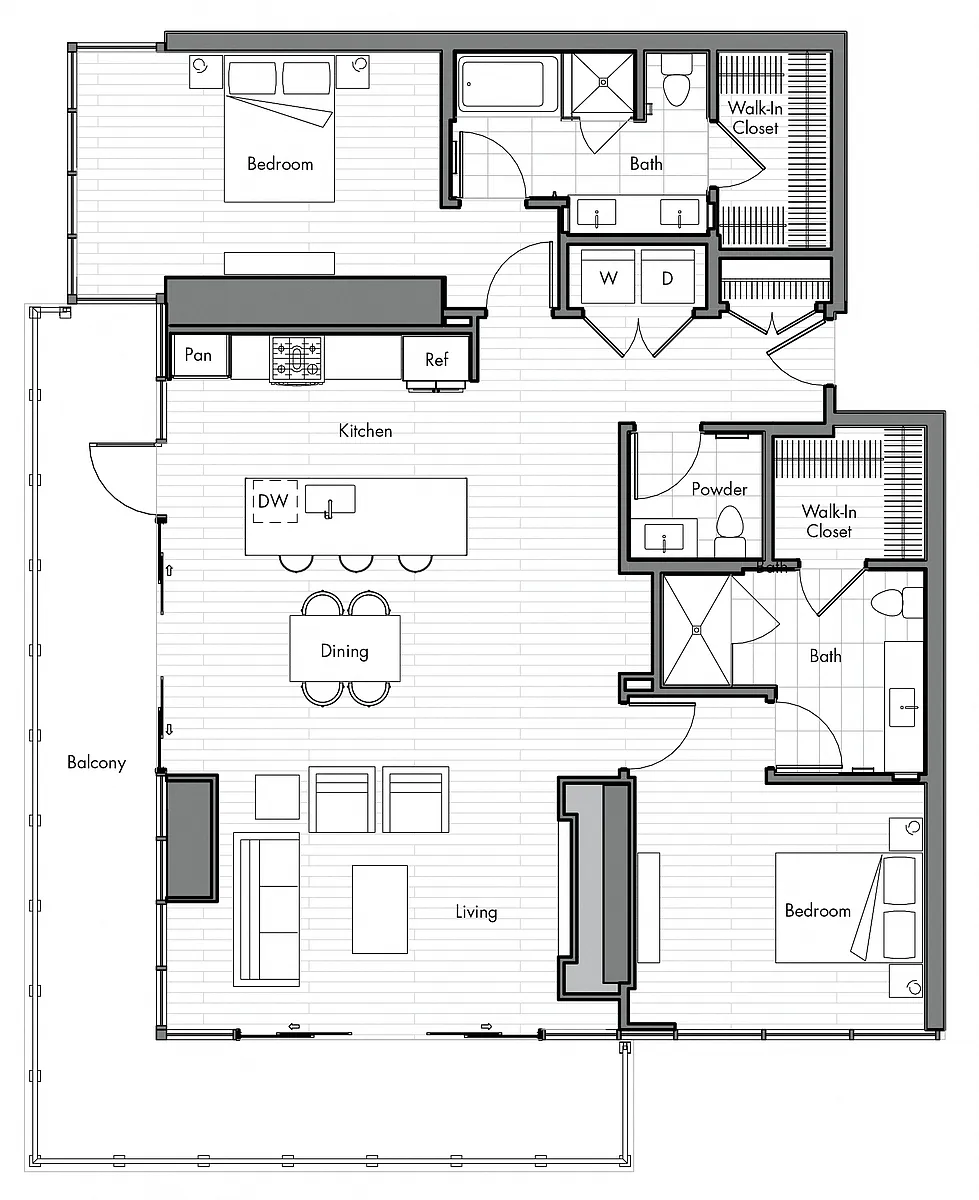 Floor plan Penthouse 2