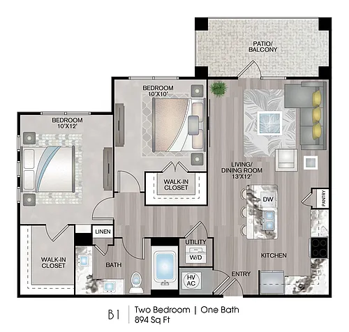 Floor plan B1