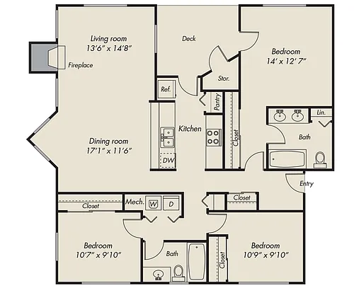 Floor plan 1262-R