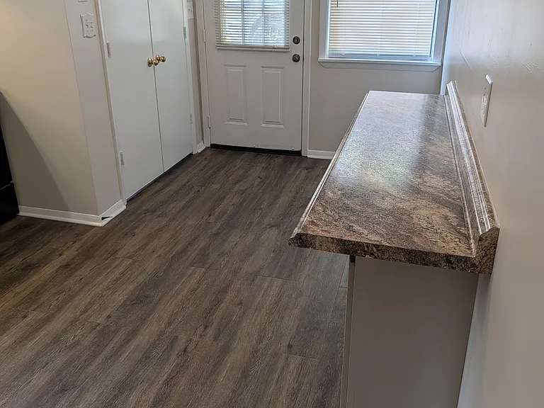 Kitchen Side Cabinets with Bar-top