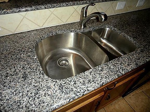 New sink and counters