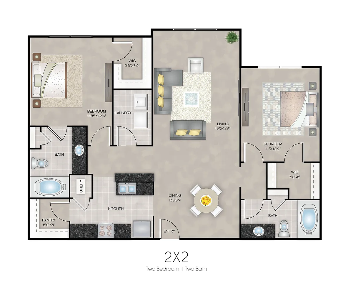 Floor plan 2A
