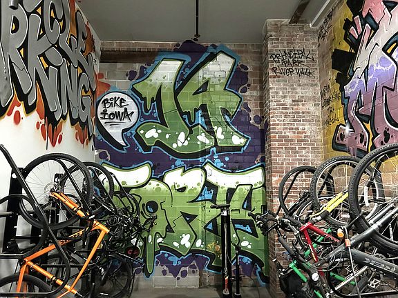 Free Secured Bicycle Storage