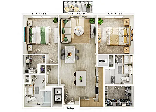 Floor plan B1
