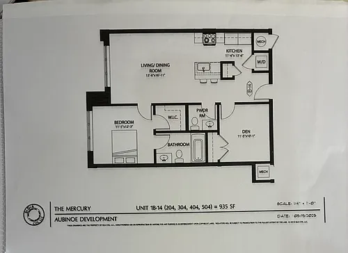 Floor plan 1B-14