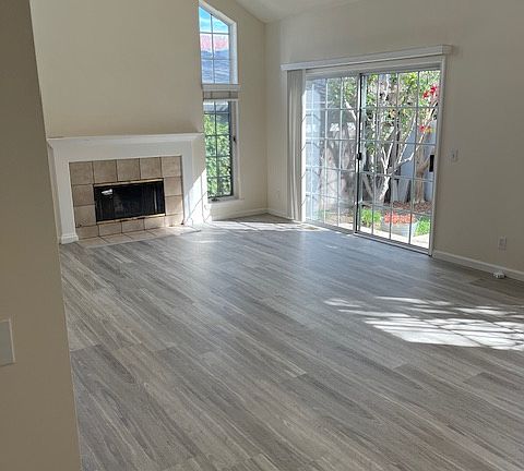 Living Room With New Flooring.