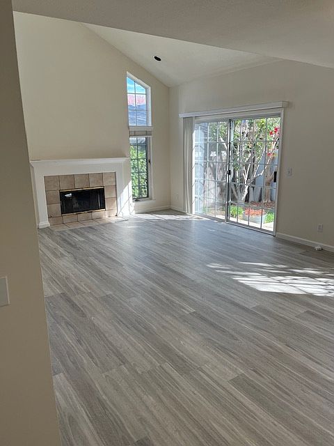 Living Room With New Flooring.