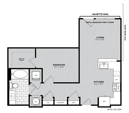 Floor plan Bonnet