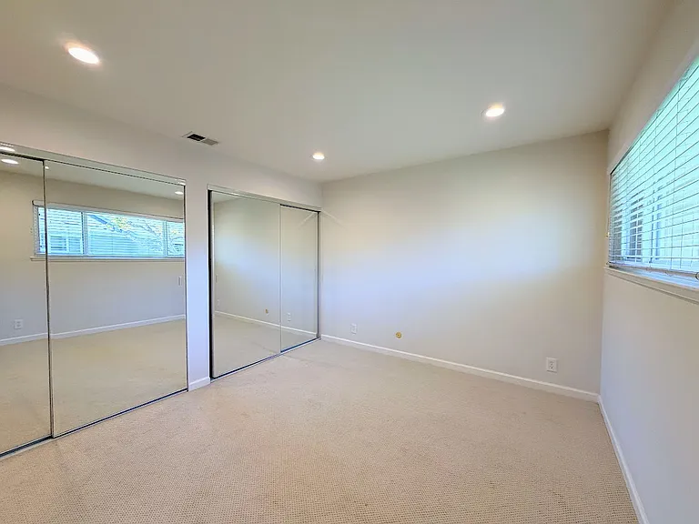 2 closets in primary bedroom