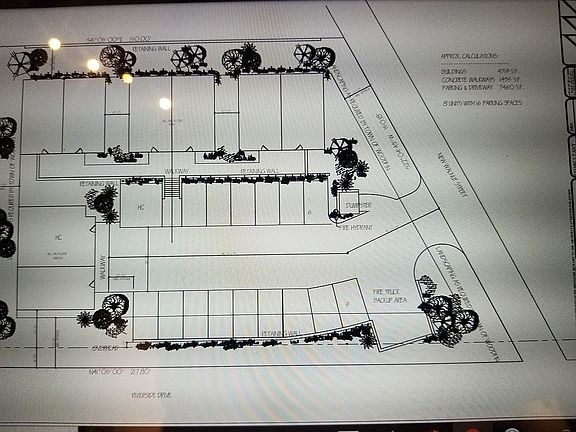 site plan-8 unit development