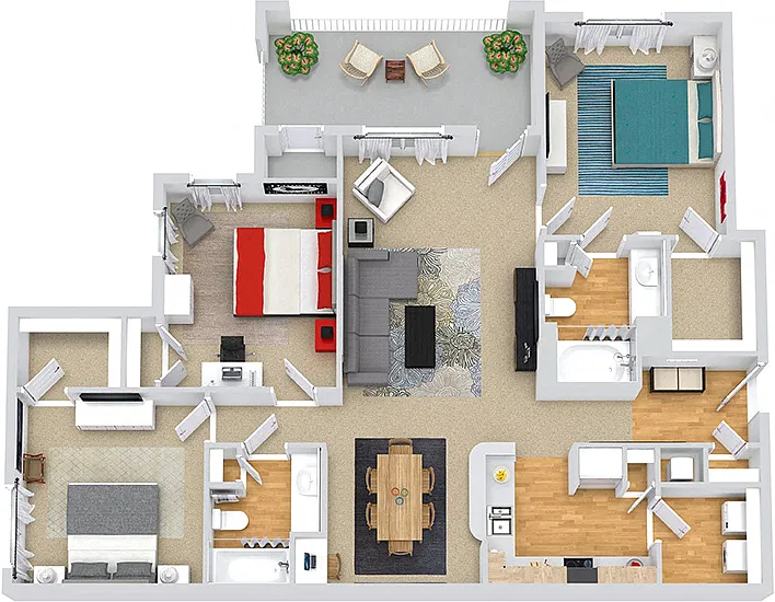 Floor plan Willow