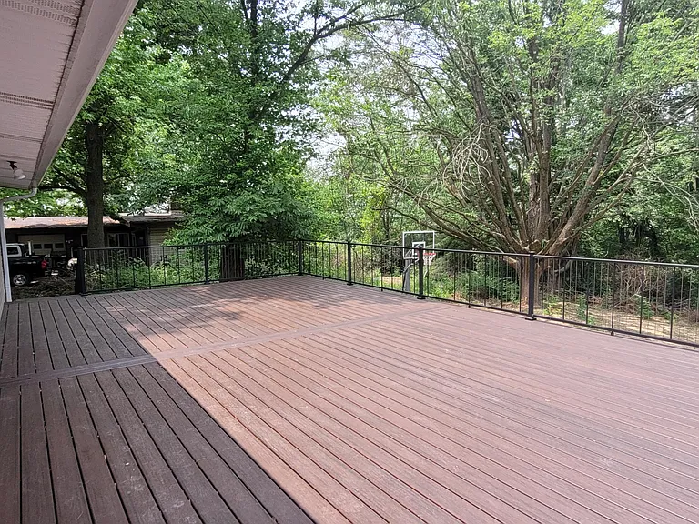 Backyard deck