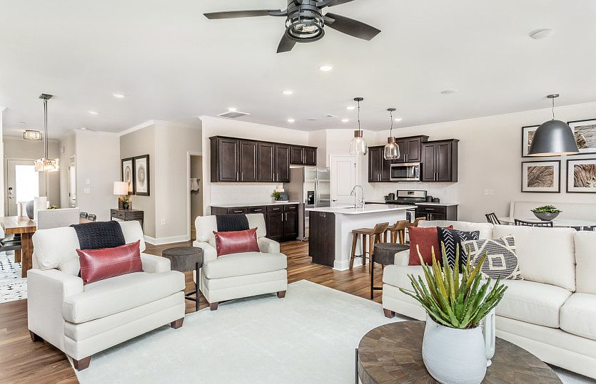 Open concept living, great for entertaining family and friends