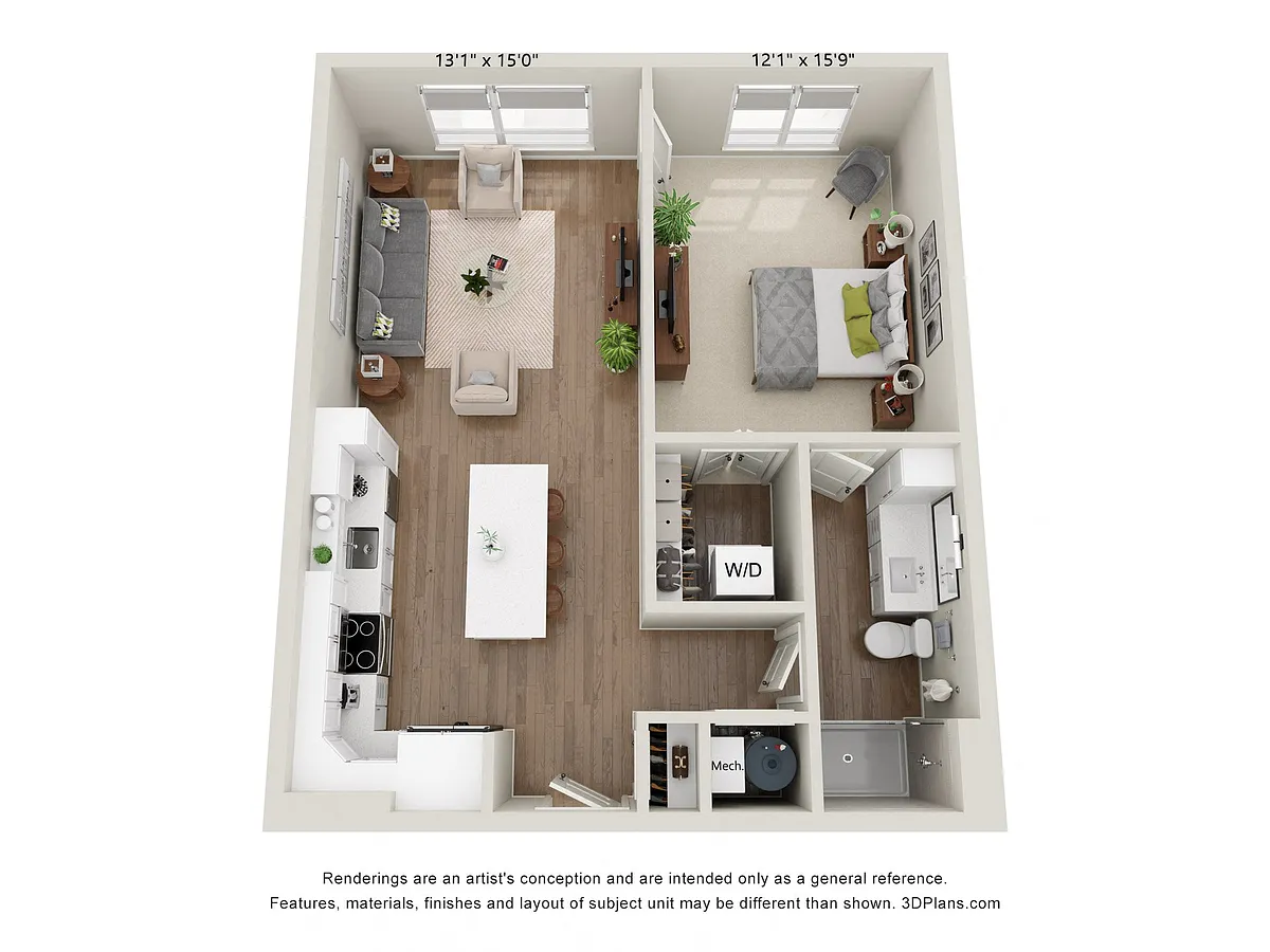 Floor plan A1-M