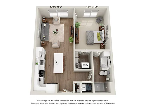 Floor plan A1-M