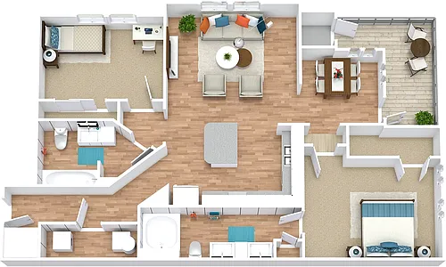 Floor plan Violet