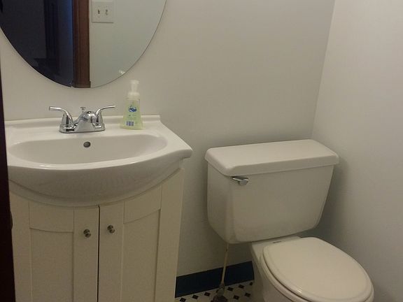 Entryway bathroom.