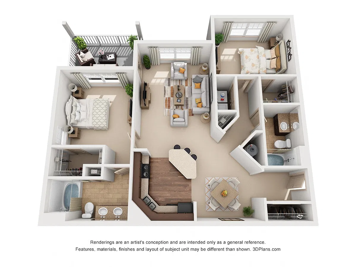 Floor plan B2 - Turner