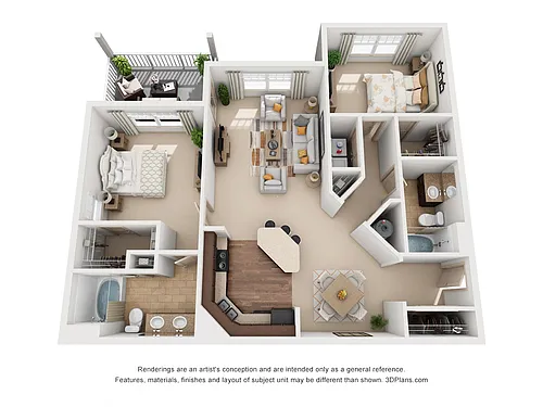 Floor plan B2 - Turner