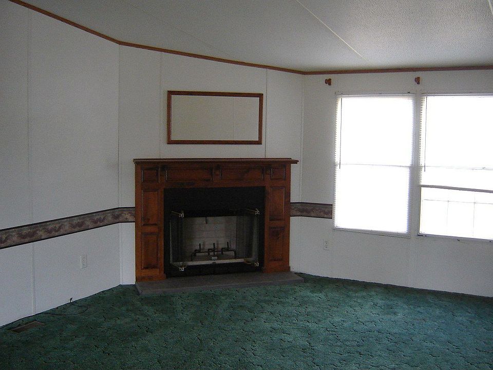 family room with fireplace