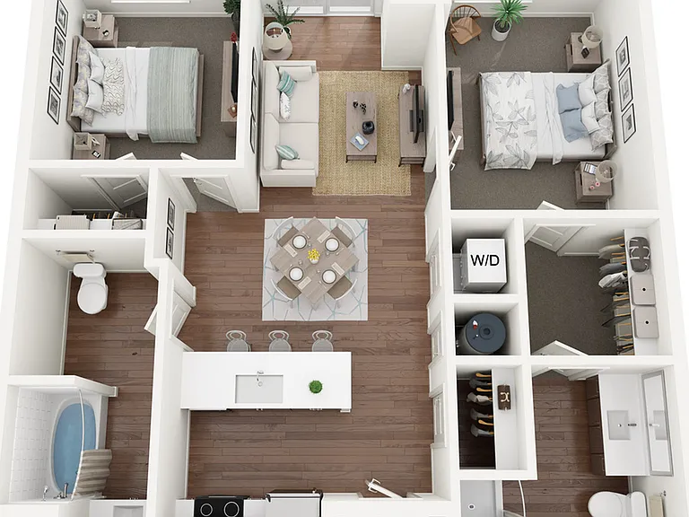 B3 2 Bed 2 Bath Furnished B3 2 Bed 2 Bath Furnished