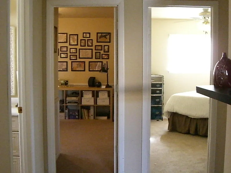Front hall looking into the 2 bedrooms
