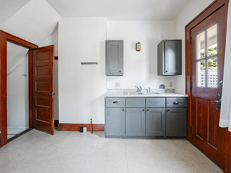 Kitchen, appliances not in photograph but are included in rental.