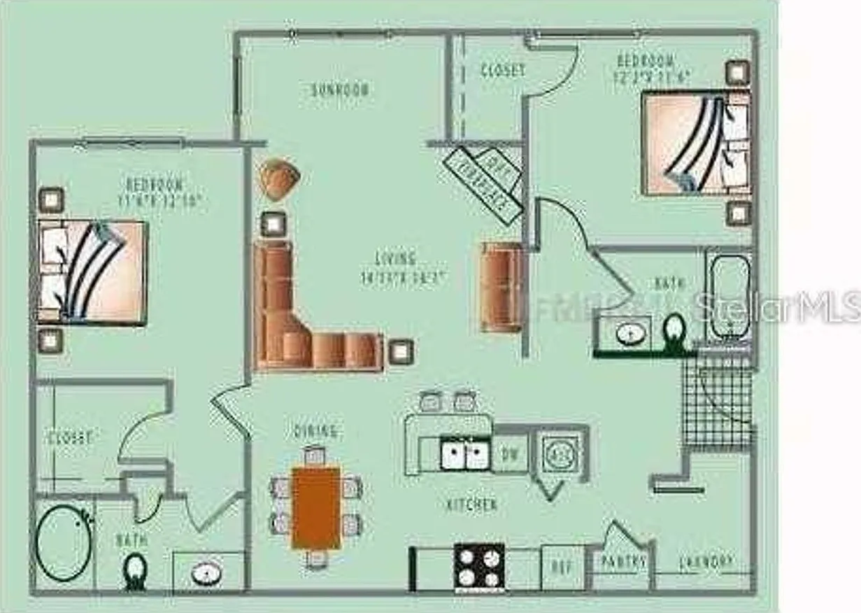 Well Maintained Condo On The Ground Floor, New Ac, Gated Community With Community Pool At Heart O... — Photo 1