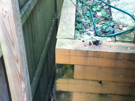 side retaining wall