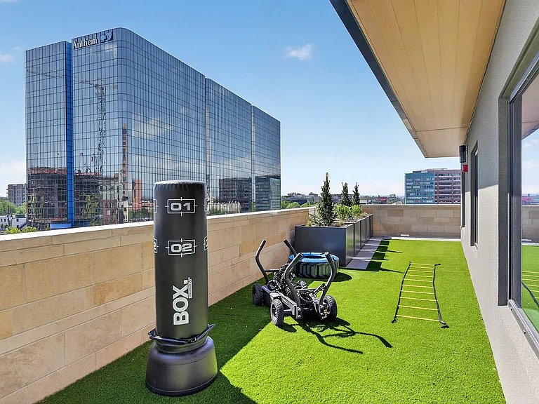 Outdoor fitness area