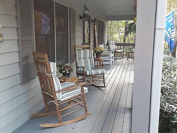 Front porch with furniture
