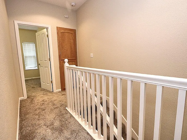 upstairs