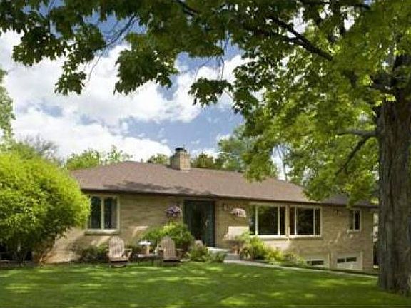 View from cul de sac