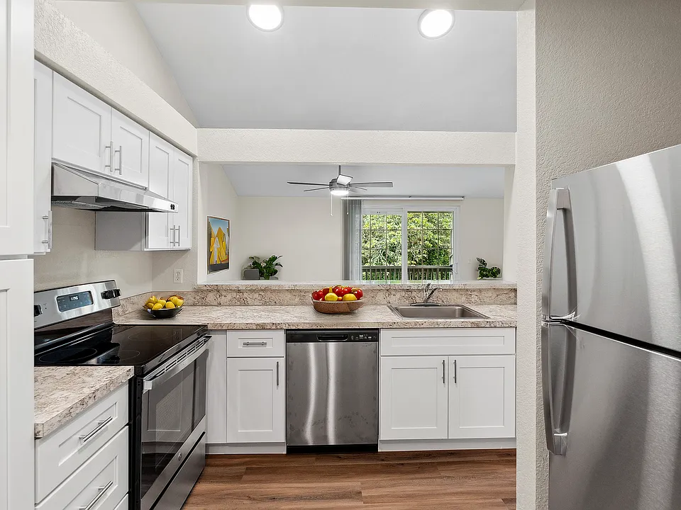 Experience modern living with this stylish kitchen, designed for both functionality and aesthetics.