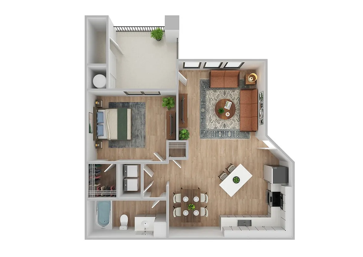 Floor plan Black Pine | Renovated