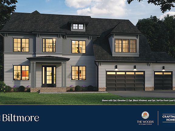 The Biltmore Floor Plan, 4 BR, 4 BA, 3-Car Garage, Single Family Homes by Craftmark Homes