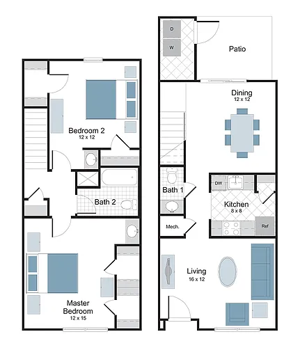 Floor plan Ashley I