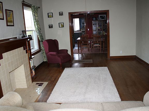 Living room facing kitchen