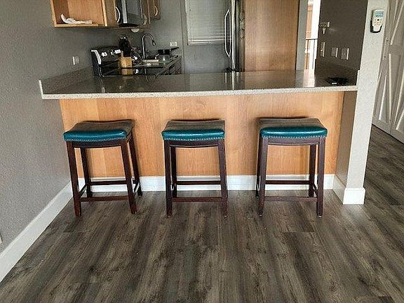 Kitchen view from the living room