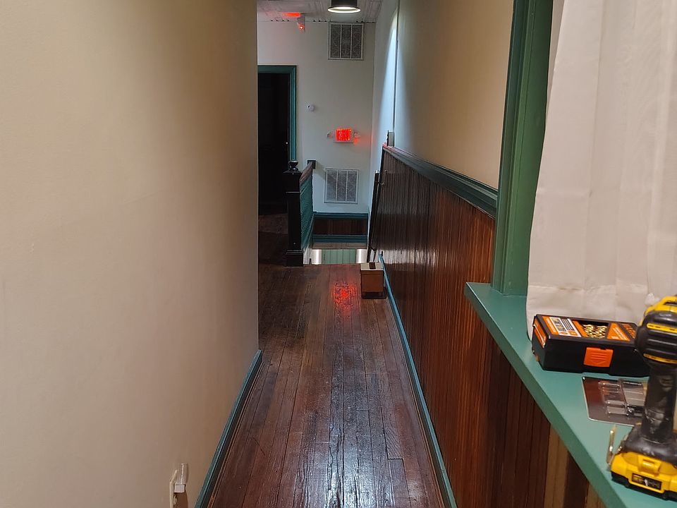 Hallway between rooms