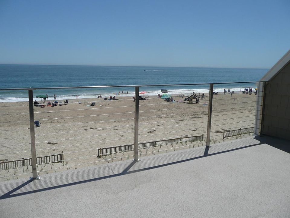 View of private beach from your oceanside master bedroom deck. 
Watch the sunrise with the shore birds.