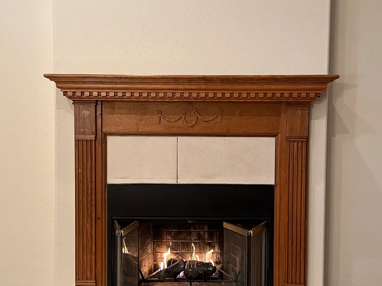 Gas Fireplace in living room