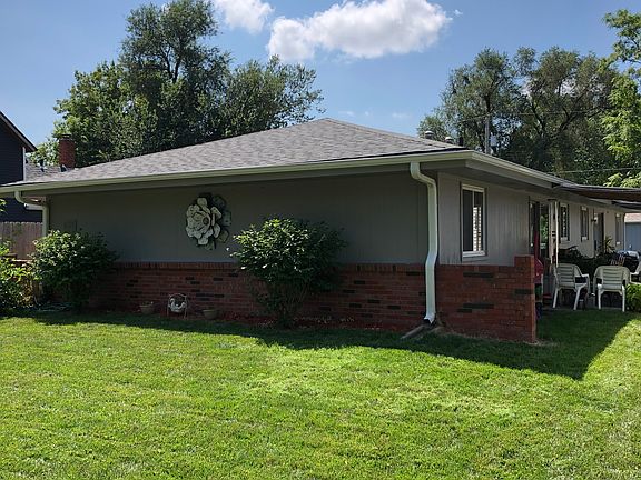 Covered patios & front.