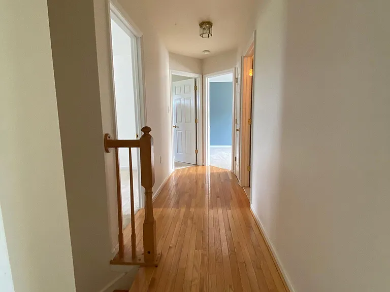 View of hallway from 4th bedroom onto master