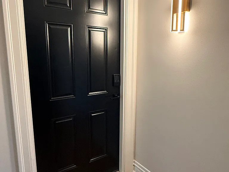 Entry door to the apartment