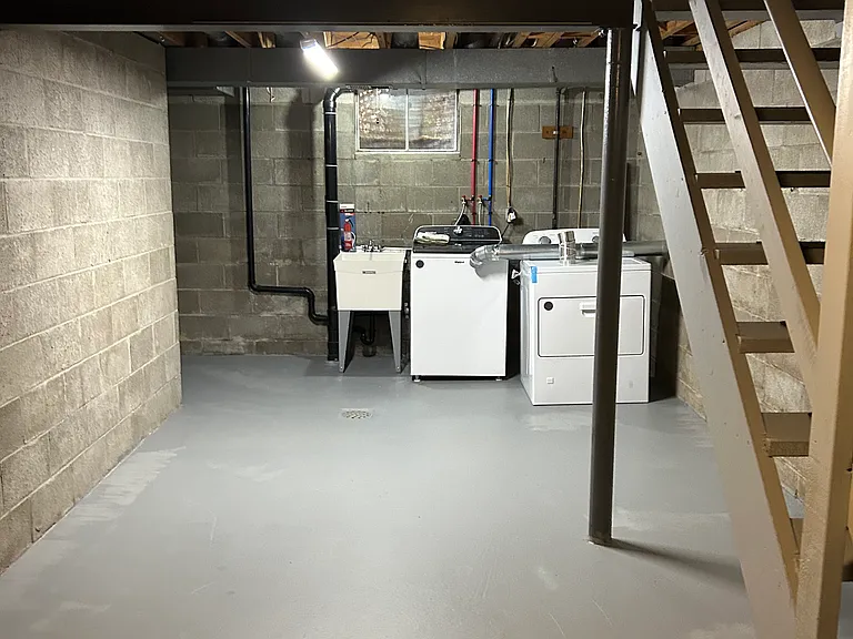 Basement/ washer & dryer