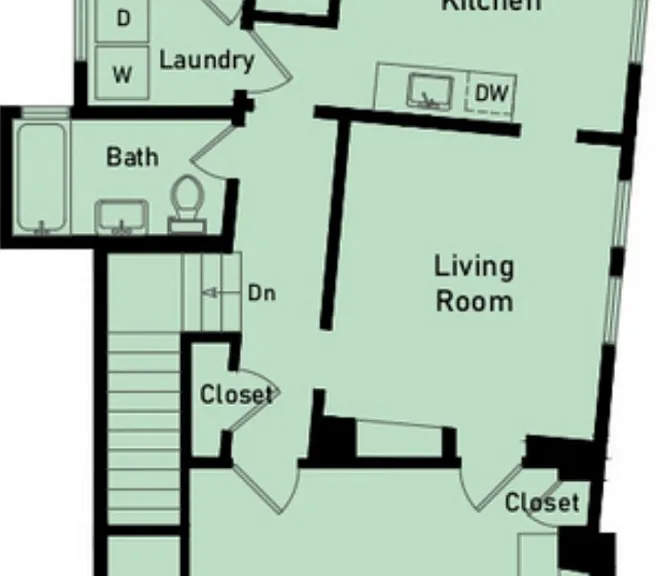 Top Floor 1br. Remodeled! W/D In-Unit! Dishwasher! — Photo 21
