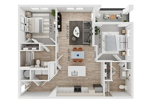 Floor plan B1-ANSI